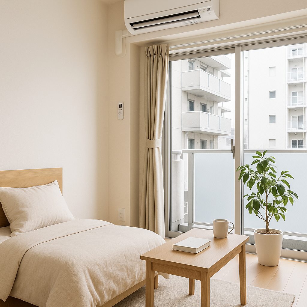 Nội thất căn hộ 1K được trang trí đẹp mắt tại Nhật Bản